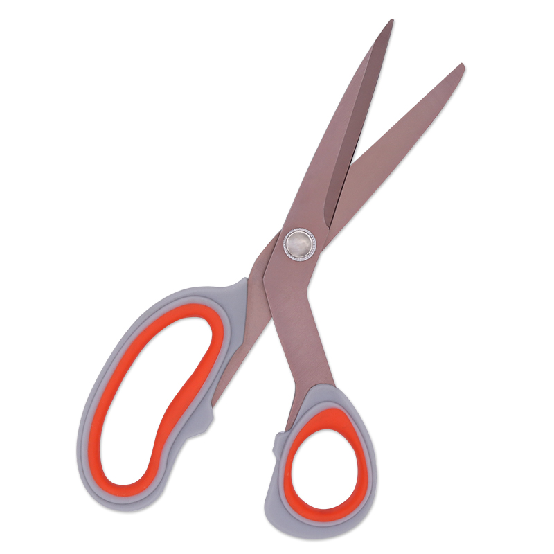 household soft handle clothing fabric cutting sewing titanium tailoring scissors