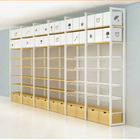 Fashional retail display rack/Metal and Wooden rack for shop /Miniso style wall-side display rack