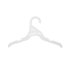 Transparent pet cloth plastic hanger clothes hanger rack clothes rack white hanger plastic