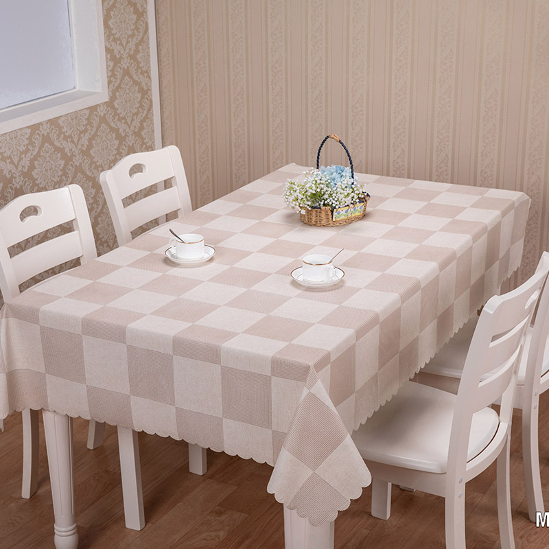 wholesale high quality NR foam PVC beautiful tablecloth
