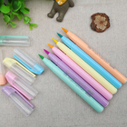 2019 new products 6 colors hot sale marker pen macaron highlighter