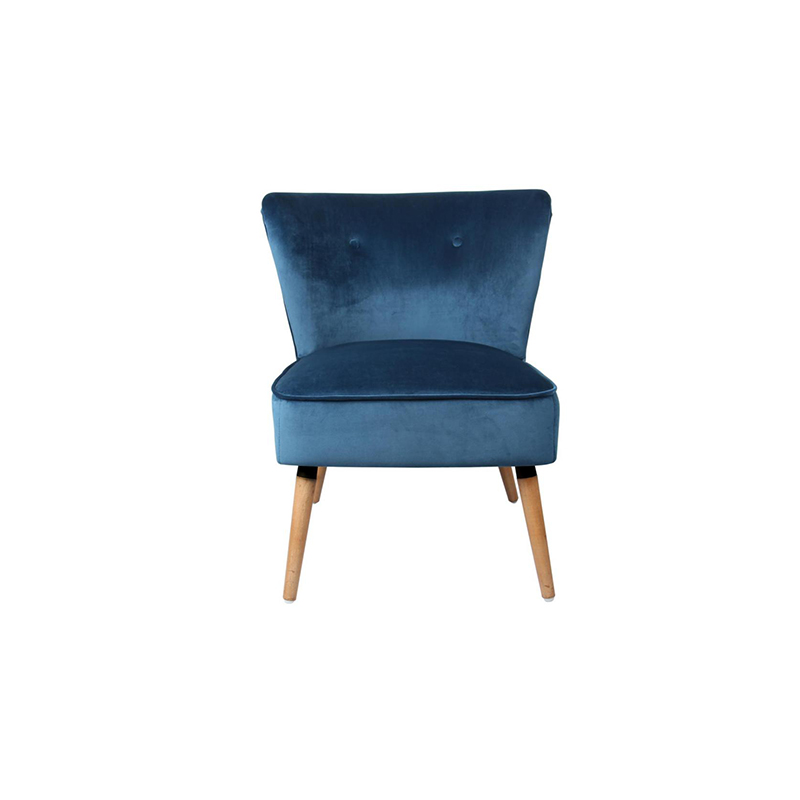 Living room decorative Accent upholstery chair wooden leisure chair
