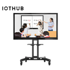 HUSHIDA New arrival 100 inch dual touch smart board aluminum alloy frame smart interactive touch board whiteboard