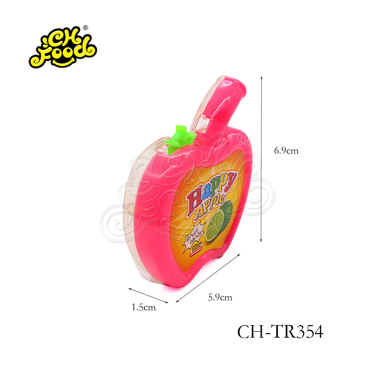 Fruit Shaped Candy Apple Shape Container With Candy