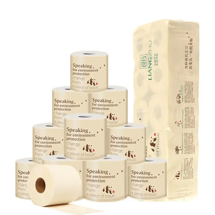 bamboo toilet paper core toilet tissue bathroom toilet tissue paper rolls passed ISO