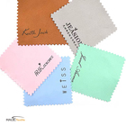 Wholesale Custom Microfiber Suede Jewellery Jewelry Cleaning Polishing Cloth With Special Formula