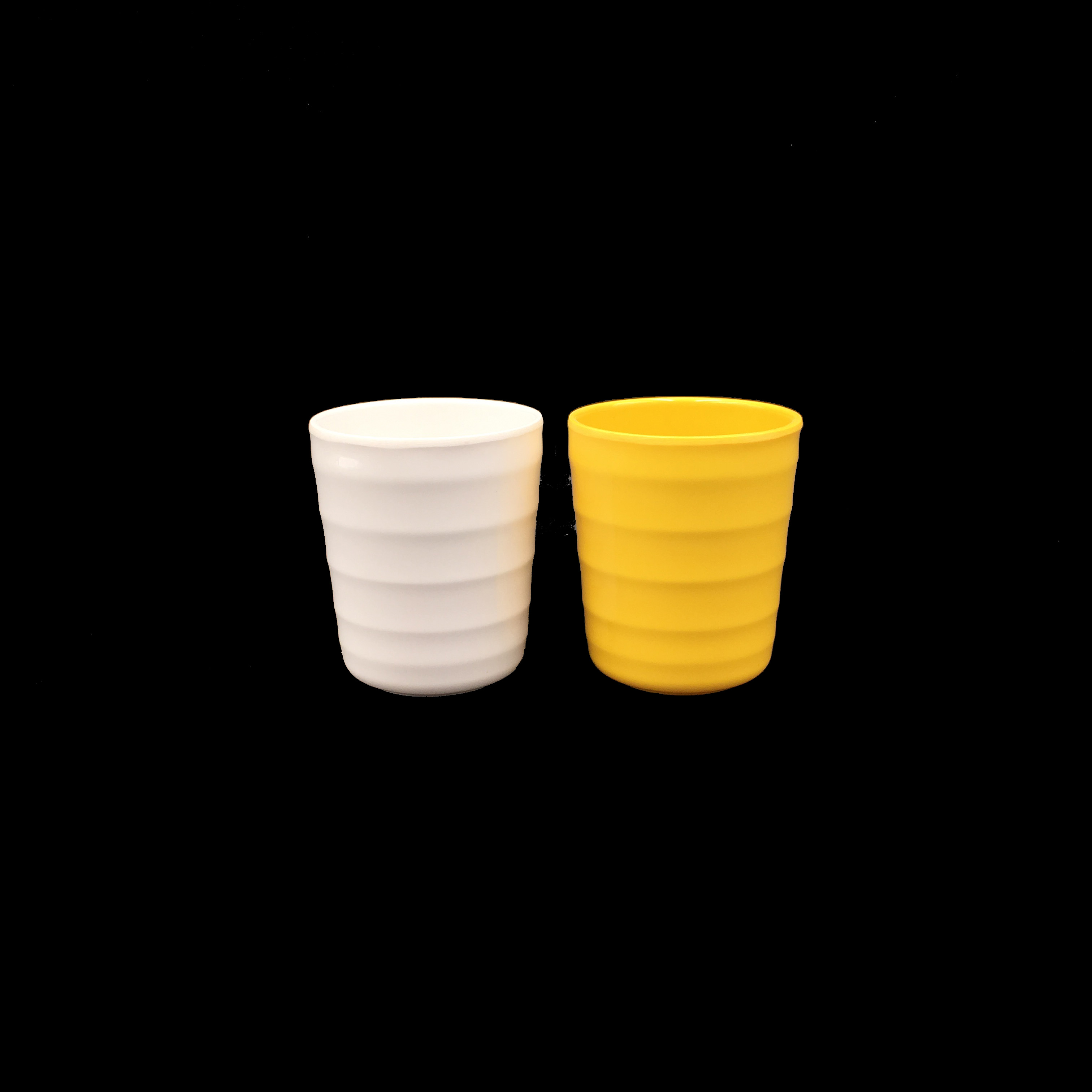 Plastic 100% melamine unbreakable white tea water cup mug