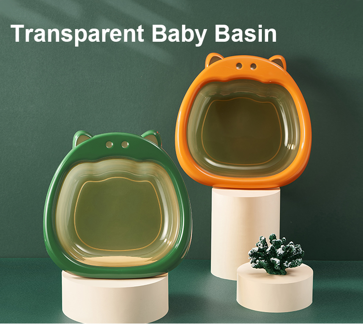 Cartoon Colorful Baby Basin Baby Wash Basins Plastic Baby Foot Basins