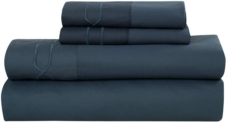 Latest Design Embroidered Bedding Strips Cute Double Winter Bed Bedding Sheet Set