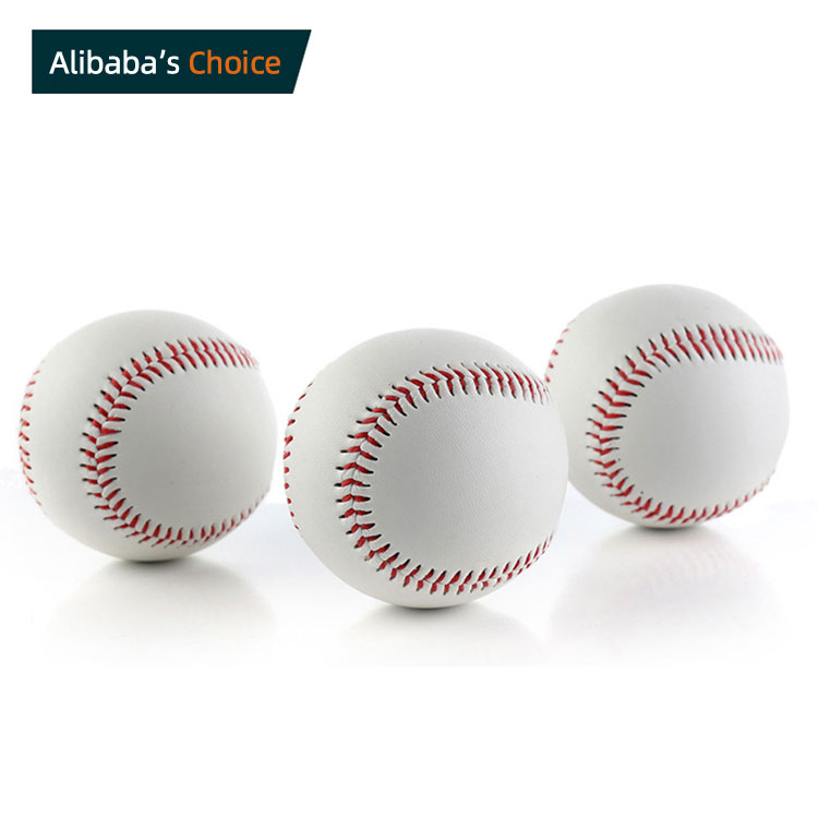 Heart Service 1 Pcs Standard Size PU Leather Baseball Suture T-Ball Suitable for Play Practice Training Competition