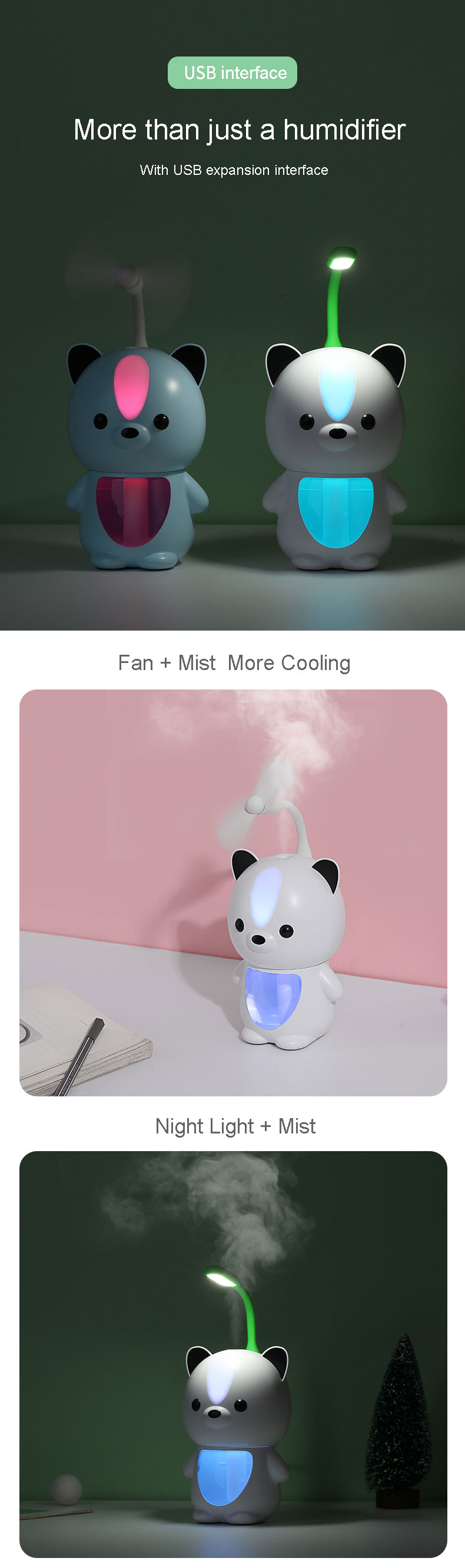 High Quality 200ML Ultrasonic Aroma Essential Oil Diffuser air fan humidifier for Home Car USB Fogger Mist