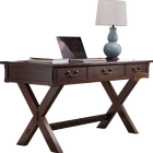 Modern office desk solid wood countertop home office loft office design table