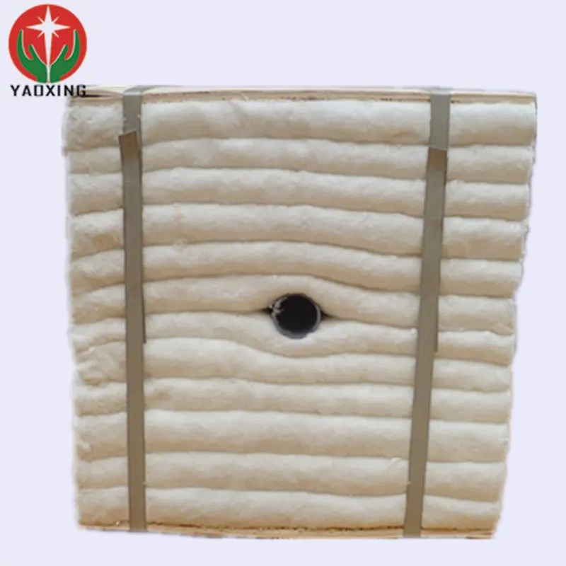 ceramic fiber folded module for thermal insulation blocks