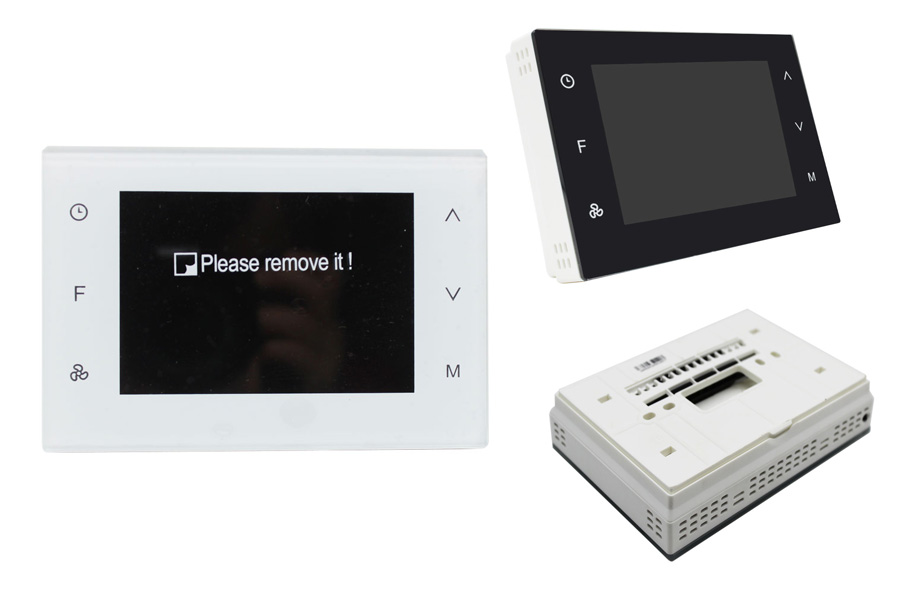 Hotowell Heat Pump System Controller Wifi Programmable Thermostat with LCD Screen