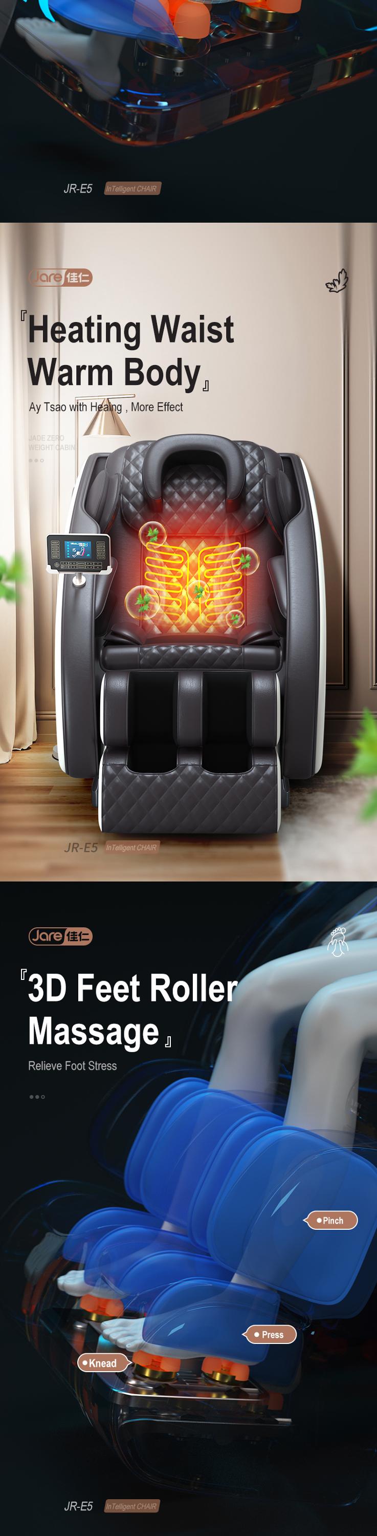JR-E5 Factory price Hot Sell Blue-Tooth Music Chair Full Body Zero Gravity Shiatsu Massage Chair