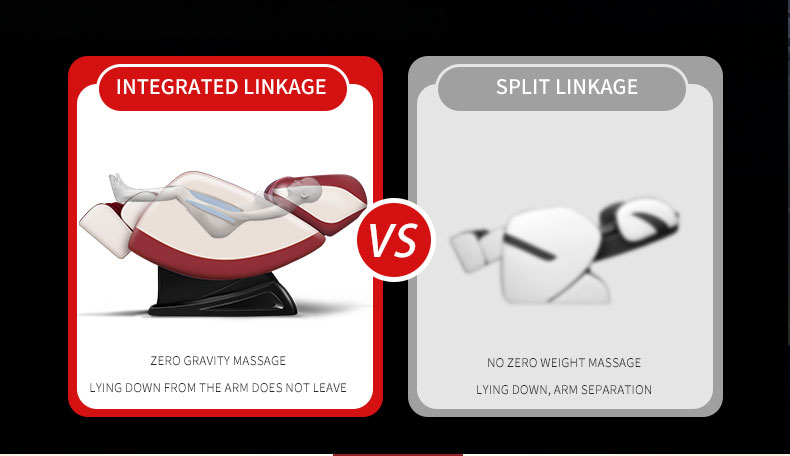 SL track and 3D massage chair with shiatsu and kneading luxury massage chair