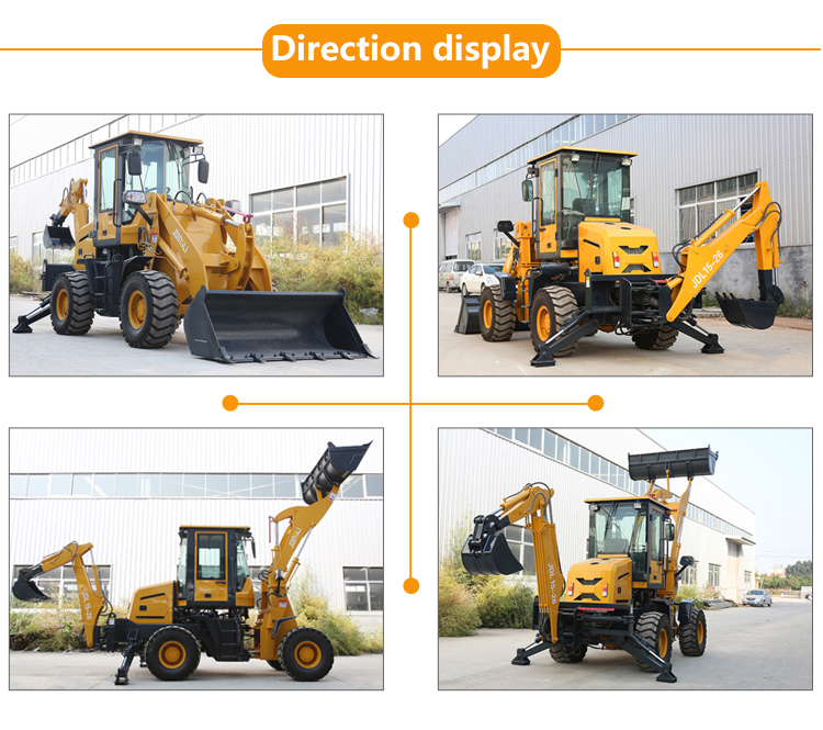 China Shanding JDY30W mini tractor backhoe loader tractor with front end loader and backhoe