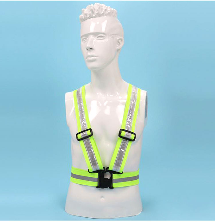 Adjustable Safety Reflective Fashional Vest, Running Cycling Warning Clothing/