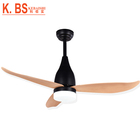 High Quality Multi-function 3 ABS Blades Indoor Air Cooling Electric Ceiling Fan With Light
