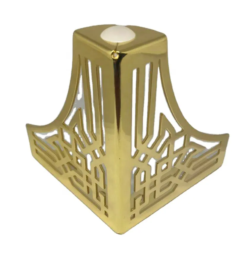 Modern Golden Triangel Metal Cabinet Legs For Furniture