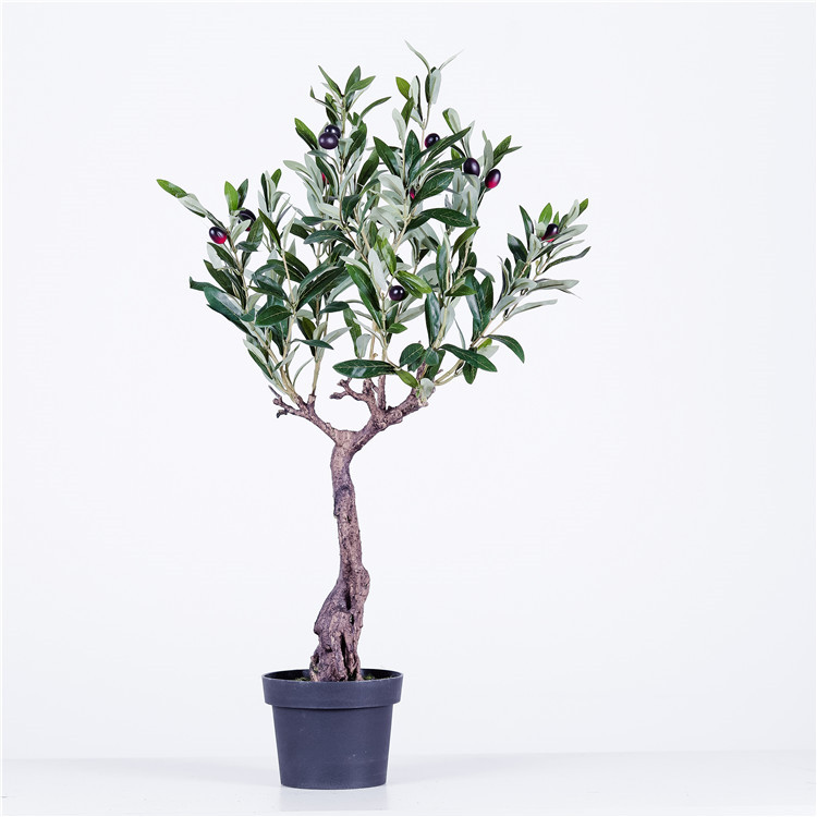 Newest plastic  green plant real touch artificial olive tree home/garden decoration