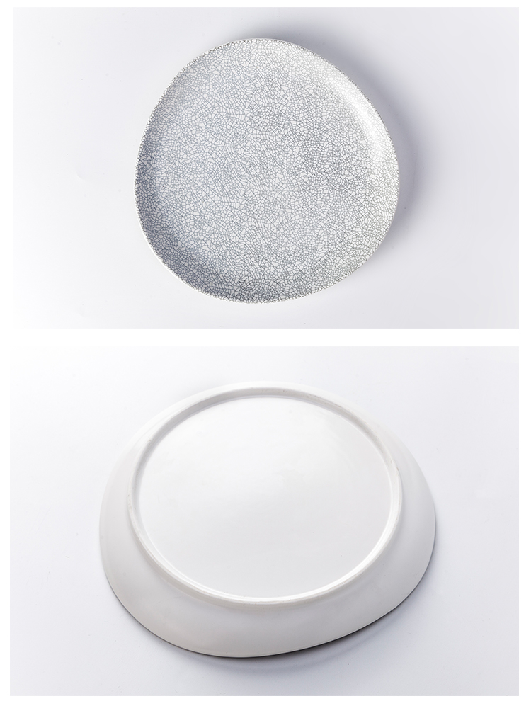 Ceramic Stone Platter 17cm 21cm 28cm Serving Food Dishes