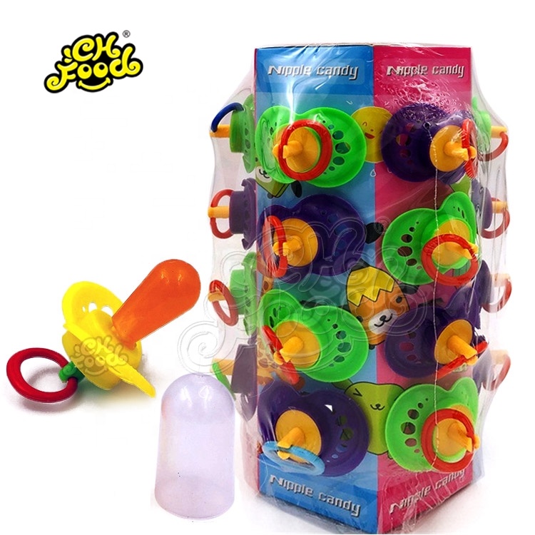 CHFOOD funny face toy with nipple candy/face lollipop toy candy CH-L2042