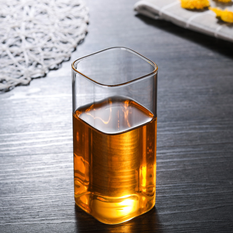 Manufacture borosilicate glass elegant cheap 320ml classical glass tea cup