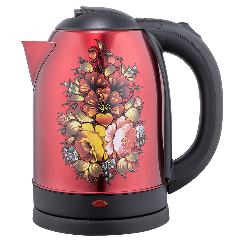 Best price 2.0L color printed coating Stainless Steel Electric Kettle
