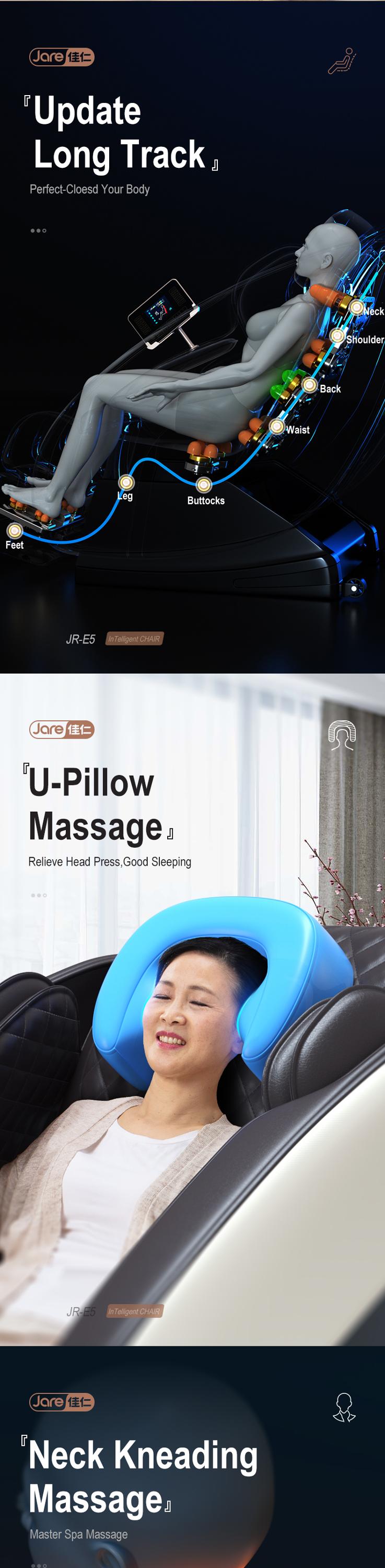 JR-E5 Factory price Hot Sell Blue-Tooth Music Chair Full Body Zero Gravity Shiatsu Massage Chair