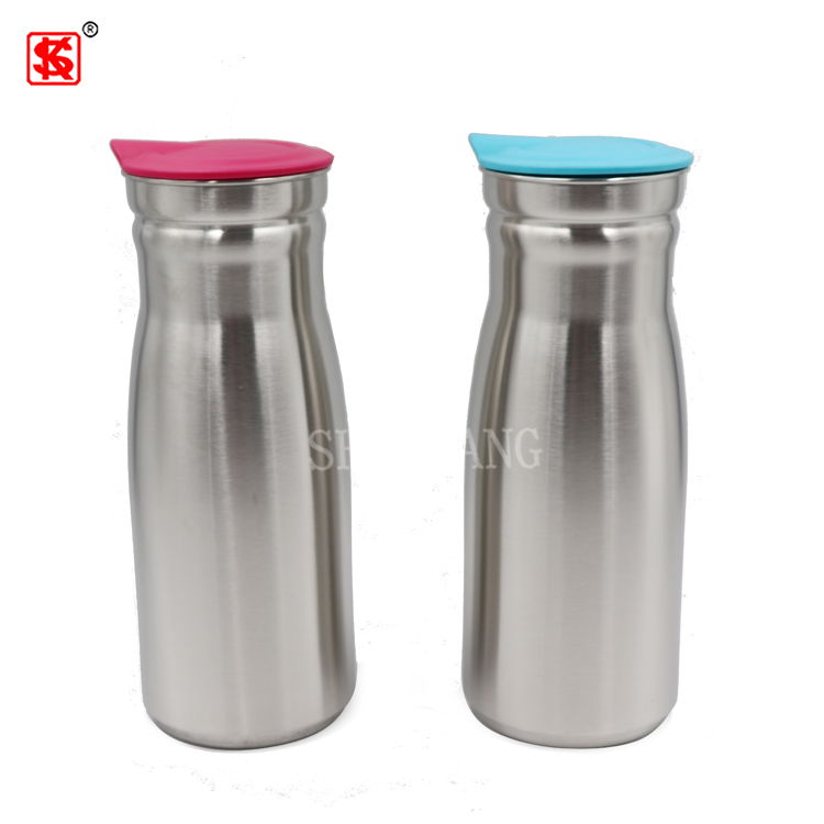Popular colorful take-away drinking kettle korean style stainless steel cold water pot