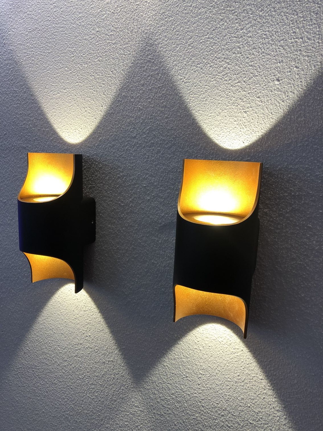 Post-modern Nordic creative living room background bedroom bedside aisle wall lamp bar double head industrial wall lamp