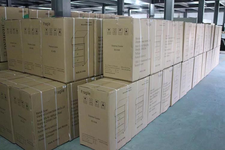 Hot Selling Mini Cooler Counter Top Glass Door Display Chiller Showcase 25L