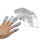 Nail Wrap Removal Polish Aluminum Foil With Cotton Pad Embossed Client Logo Nail Polish Remover