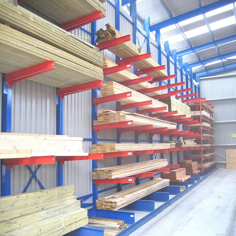6000mm Height Cold Steel Cantilever Racking System 2000kgs / Arm Loading Capacity 8