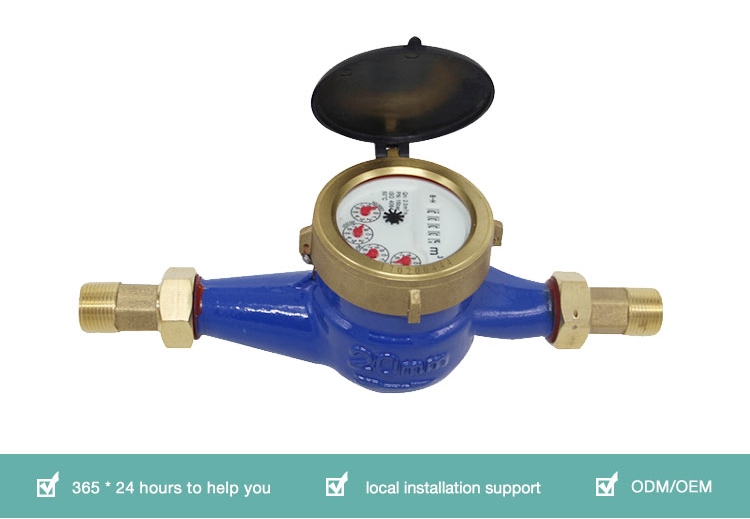 DN15-DN50 multi jet cast iron multi jet water meter China manufacturer