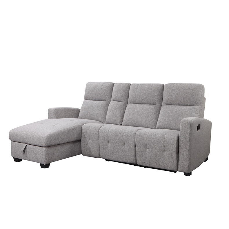 Modern living room sofa Furniture 3 seat  Multi function Folding fabric sofa for home