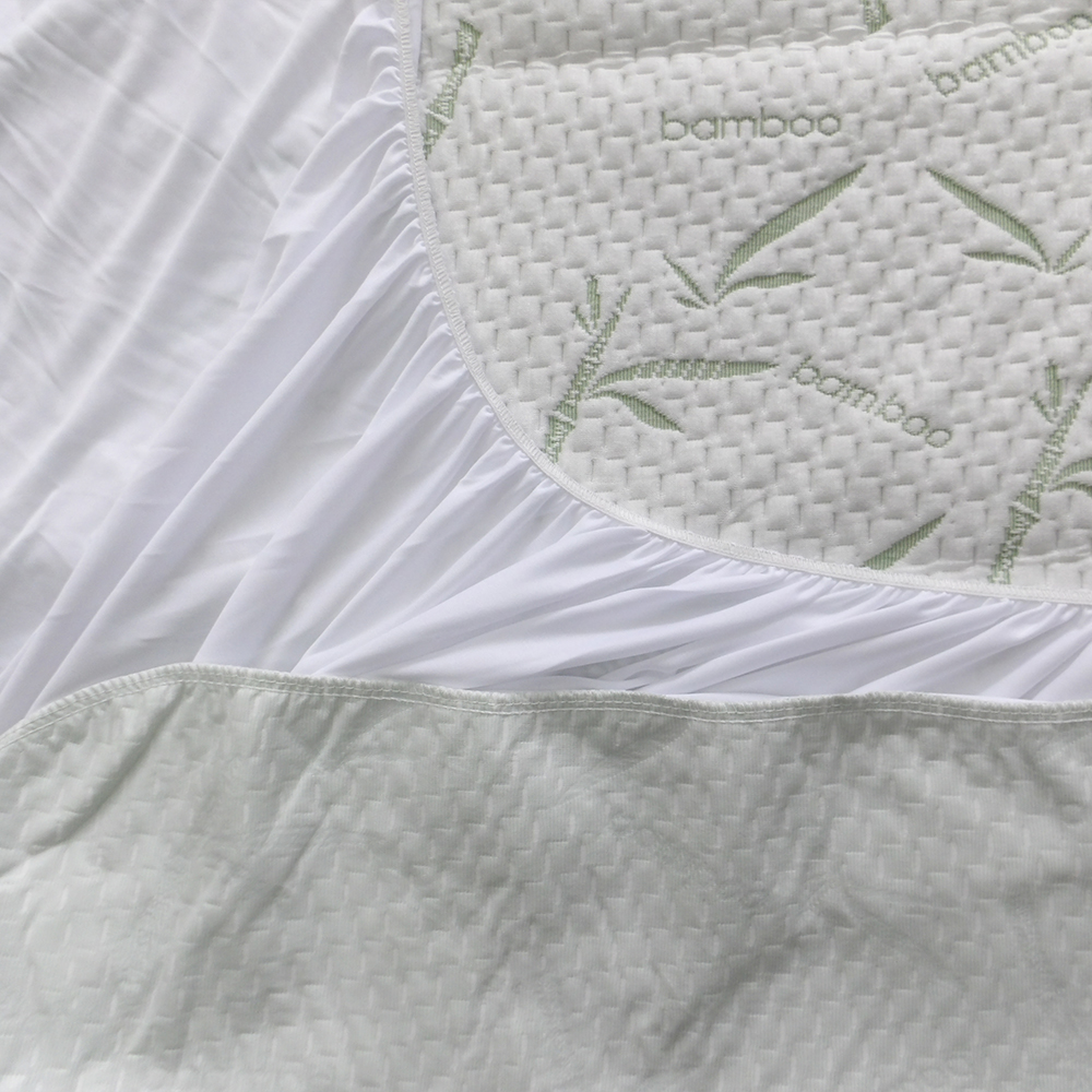 Bamboo Fiber Mattress Protector Mattress Cover  Anti Mite Waterproof home textile bedding Wholesale