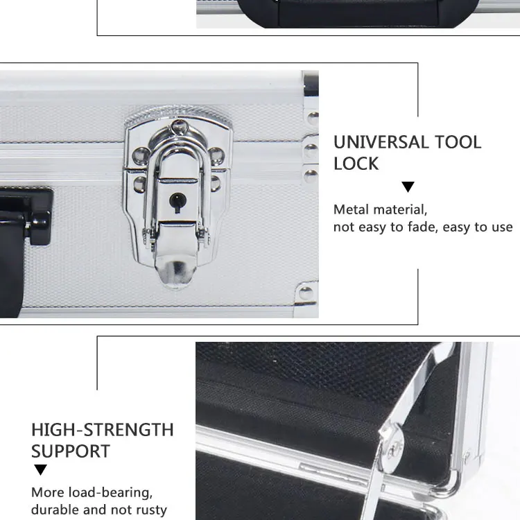 Suitcase Quartz Sample Display Rack Specimen Case Show Tile Exhibition Box Slab Coin Aluminum Carry for Stone Retail Accessories