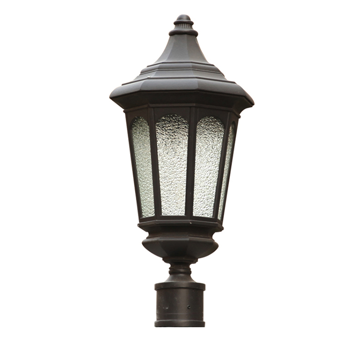 Vintage outdoor waterproof post top pillar light fence light boudary light