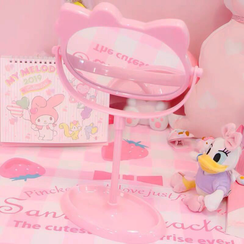 Vanity Mirror Round Double-sided Makeup Table Top Mirror