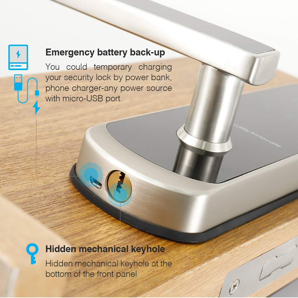 OEM Security Electronic Card Password smart home Airbnb Apartment Hotel Smart Lock App