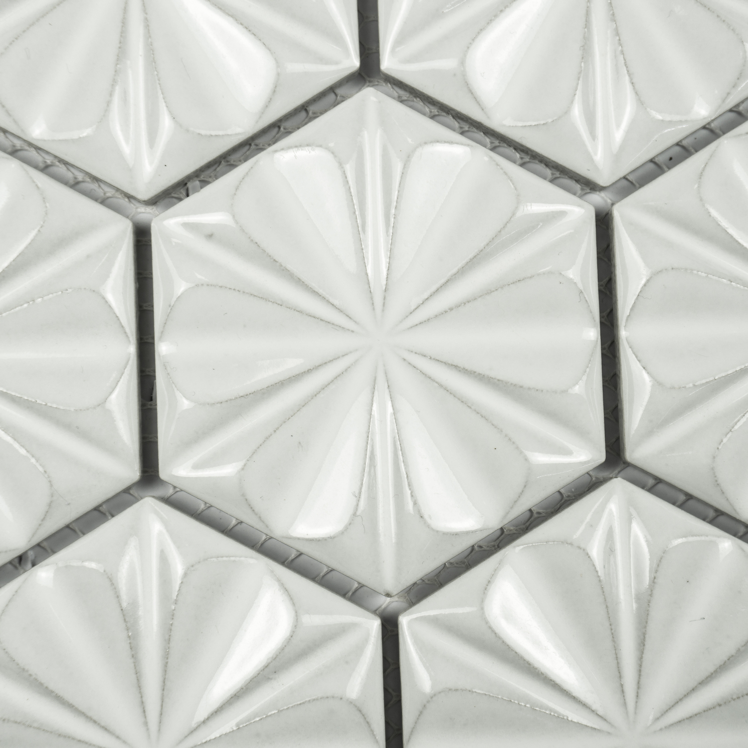 Hexagonal Mould 3D Wall Decoration Ceramic Mosaics Ceramic Floor and Wall Tiles