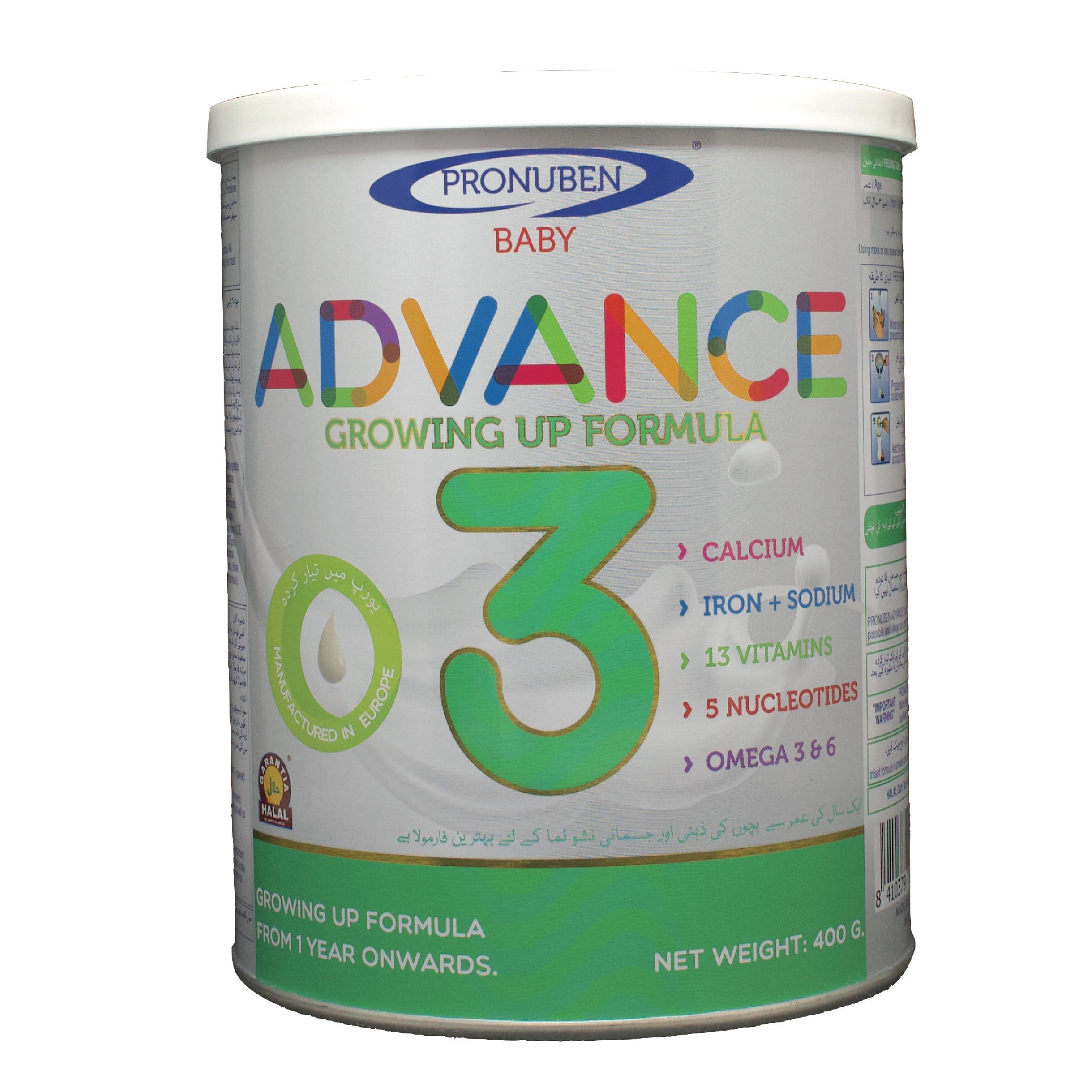 advance baby milk