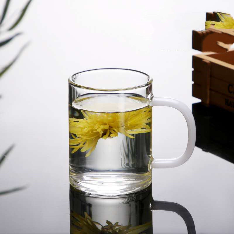 Glass Tea Cup Heat-Resisting Hand Blown Glass Borosilicate