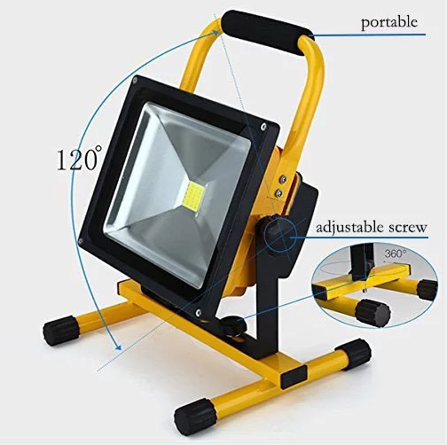 经典现代露营 10W 20W 30W 50W 便携式充电 10W 户外 LED 泛光灯