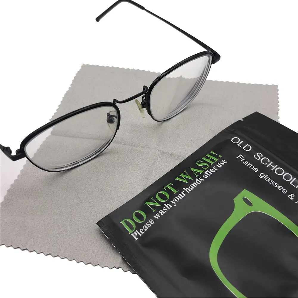 Anti fog eyeglasses wipes hot selling of glass cleaner anti fog