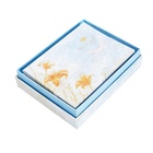 Elegant Floral Strong In The Snow Boxed Cards, Wholesale Custom Printing Blank Thank You Greeting Cards