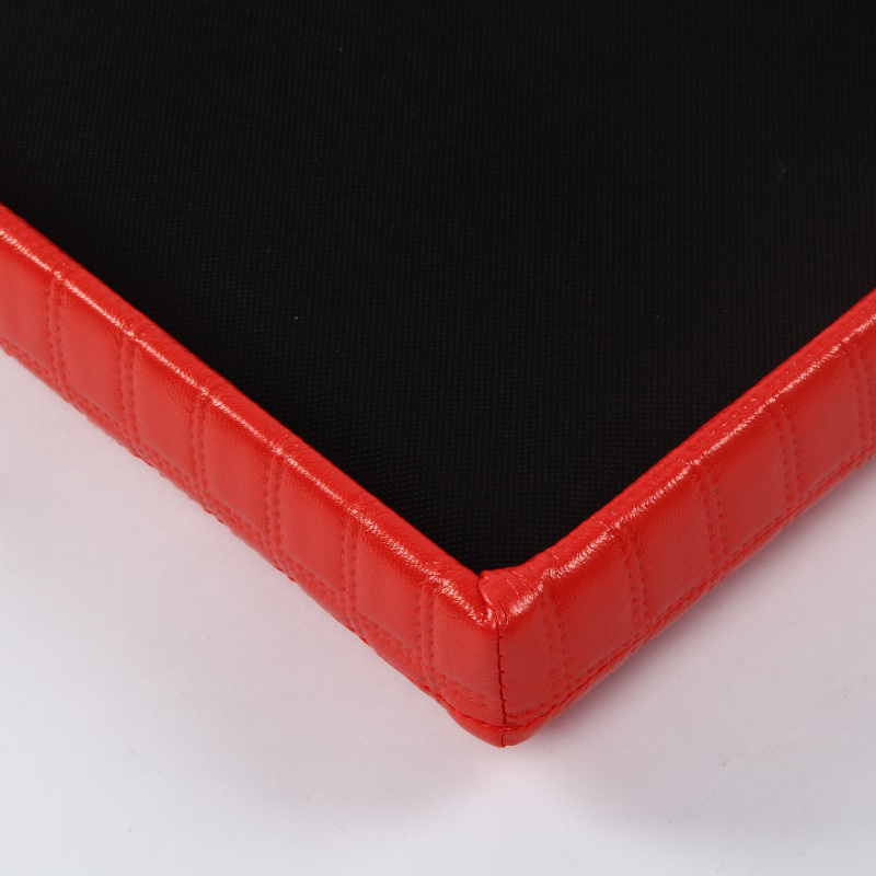 High quality folding ottoman and square pvc leather Folding  Storage Ottoman  for  furniture