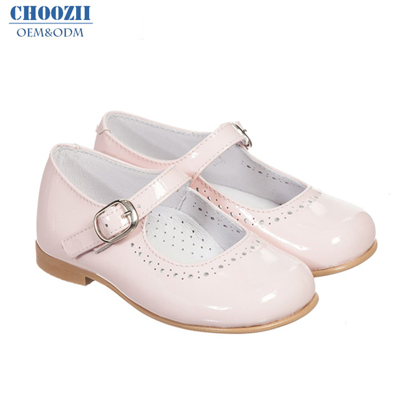 XinYiQu Girls Flower Toddler Dress Shoes Leather Princess Mary Jane Ballet Flat